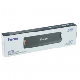 Блок питания для светодиодной ленты Feron LB010 200W 24V IP20 153x33.8x13mm (драйвер)