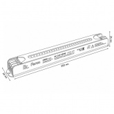 Блок питания для светодиодной ленты Feron LB006 200W 24V IP20 диммируемый