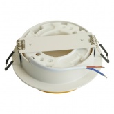 Светильник потолочный встраиваемый Feron DL507 под лампу GX53 15W 230V белый + золото, круглый