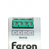 Блок питания Feron LB008 на DIN-рейку 75W 24V IP20 для светодиодной ленты 32x125.2x102mm