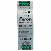 Блок питания Feron LB008 на DIN-рейку 150W 24V IP20 для светодиодной ленты 40x125.5x113mm