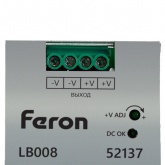 Блок питания Feron LB008 на DIN-рейку 240W 24V IP20 для светодиодной ленты 63x125.5x113mm