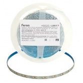 Светодиодная лента Feron LS617 240SMD(2835) 19W/м 3000К 12V IP20 5000x10x1.22mm теплый белый