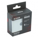 TV розетка простая Stekker Мия RST00-3108-01 75 Ом 5-862МГц белая магнолия