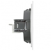 Розетка компьютерная Stekker Мия RST00-3117-01 RJ-45 кат.5e, белая магнолия