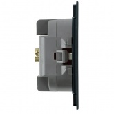 TV розетка простая Stekker Мия RST00-3108-05 75 Ом 5-862МГц черный бархат