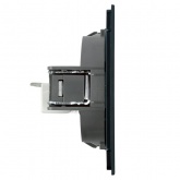 Розетка компьютерная Stekker Мия RST00-3117-05 RJ-45 кат.5e, черный бархат