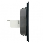 Розетка двойная компьютерная Stekker Мия RST00-3111-05 RJ45+RJ45 кат.5e, черный бархат