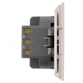 Трехклавишный выключатель Stekker Мия RSW10-3108-08 10A, пудровый жемчуг