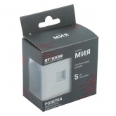 Розетка двойная компьютерная Stekker Мия RST00-3111-08 RJ45+RJ45 кат.5e, пудровый жемчуг