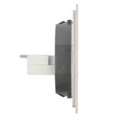 Розетка двойная компьютерная Stekker Мия RST00-3111-08 RJ45+RJ45 кат.5e, пудровый жемчуг