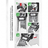 Портативный ленточный принтер-маркиратор Brady M210 (Eng) с картриджем M21-750-499