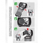 Портативный ленточный принтер-маркиратор Brady M210 (Eng) с картриджем M21-750-499