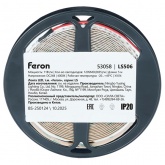 Лента светодиодная Feron LS506 120SMD(2835) 11W/м 4000К 24V freecut IP20 5000x8x1.22mm белый