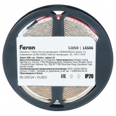 Лента светодиодная Feron LS506 120SMD(2835) 11W/м 6500К 24V freecut IP20 5000x8x1.22 холодный белый