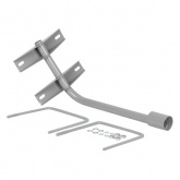 Кронштейн ЭРА ДС2 SPP-AC4-0-500-060 на опору с 2 хомутами 750х270х500 d60mm 5056396202127