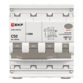 Дифавтомат EKF АВДТ-63N (S) 3P+N C50А 100мА тип АС трехфазный селективный электромеханический 6кА (дифференциальный автомат, АВДТ)