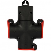 Колодка ЭРА KB-3e-R-IP44 3х2P+E 16A IP44 красная