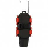 Колодка ЭРА KB-3e-R-IP44 4х2P+E 16A IP44 красная
