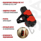 Колодка ЭРА KB-3e-R-IP44 4х2P+E 16A IP44 красная