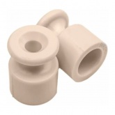 Изолятор Bironi Ришелье пластиковый песочное золото [упак. 100шт]