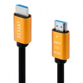 Шнур Rexant HDMI - HDMI 2.0 gold 1.5м