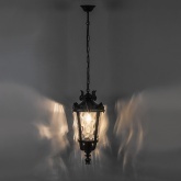 Светильник садово-парковый Прага PL4005 E27 230*230*460мм черный (на цепочке)