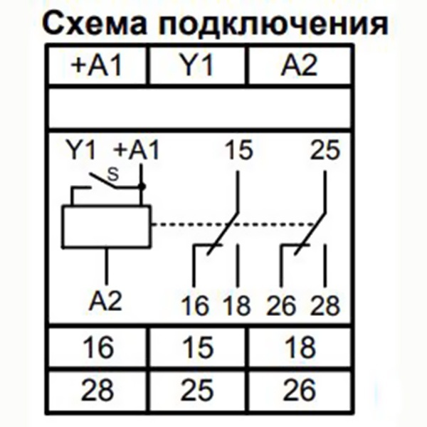 Реле времени однокомандное РВО-П2-М-15 ACDC24-245В УХЛ4  8 диаграмм работы  на DIN-рейку