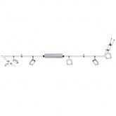 Рельсовая система Paulmann светильники QuadLED 6x4W 2700K 6x200lm 230/12V матовый хром