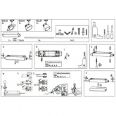 Рельсовая система Paulmann светильники QuadLED 6x4W 2700K 6x200lm 230/12V матовый хром