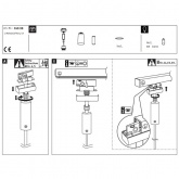 Подвесной светильник Paulmann Arido II LED 5W 2700K GU10 хром матовый/Стекло/Сатин для URail
