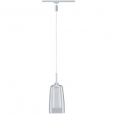 Подвесной светильник Paulmann Arido II LED 5W 2700K GU10 хром матовый/Стекло/Сатин для URail