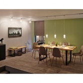 Подвесной светильник Paulmann Arido II LED 5W 2700K GU10 хром матовый/Стекло/Сатин для URail