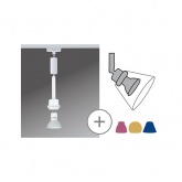 Подвесной светильник Paulmann Basic-Pendulum 3,5W 2700K 230V GU10 250Lm для шинопровода URail белый