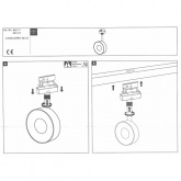 Светильник Paulmann Spot Circle 5W 2700K 308Lm для шинопровода URail белый