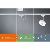 Светильник Paulmann Spot Circle 5W 2700K 308Lm для шинопровода URail белый
