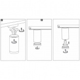 Светильник Paulmann LED Spot TUBE 1x6,5W 2700K GU10 425Lm для шинопровода URail матовый/хром