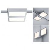 Светодиодная панель Paulmann Double 8W 2700K 490Lm для шинопровода URail хром матовый