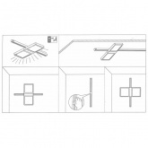 Светодиодная панель Paulmann Double 8W 2700K 490Lm для шинопровода URail хром матовый