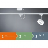 Светодиодная панель Paulmann Ring 7W 2700K 480Lm для шинопровода URail белый