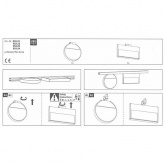 Светильник Paulmann LED Spot Uplight Salto 16W 2700K 750Lm для шинопровода URail хром матовый