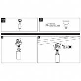 Светильник Paulmann Spot Pure I max. 1x10W GU10 для шинопровода URail хром матовый