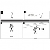 Светильник Paulmann Spot Pure I max. 1x10W GU10 для шинопровода URail белый