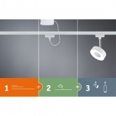 Светильник Paulmann Spot Pure I max. 1x10W GU10 для шинопровода URail белый