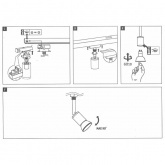 Светильник Paulmann Spot Pure II max. 1x10W GU10 для шинопровода URail хром матовый