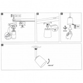 Светильник Paulmann Spot Cover max. 1x10W GU10 для шинопровода URail хром матовый