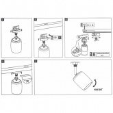 Светильник Paulmann Spot Blossom max. 1x10W G9 для шинопровода URail хром матовый/сатиновое стекло