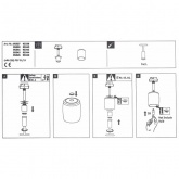 Светильник Paulmann Spot Blossom max. 10W G9 для шинопровода URail хром мат, прозрачное/сатин стекло