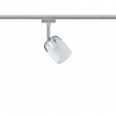 Светильник Paulmann Spot Blossom max. 10W G9 для шинопровода URail хром мат, прозрачное/сатин стекло