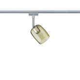 Светильник Paulmann Spot Blossom max. 1x10W G9 для шинопровода URail хром матовый/желтое стекло